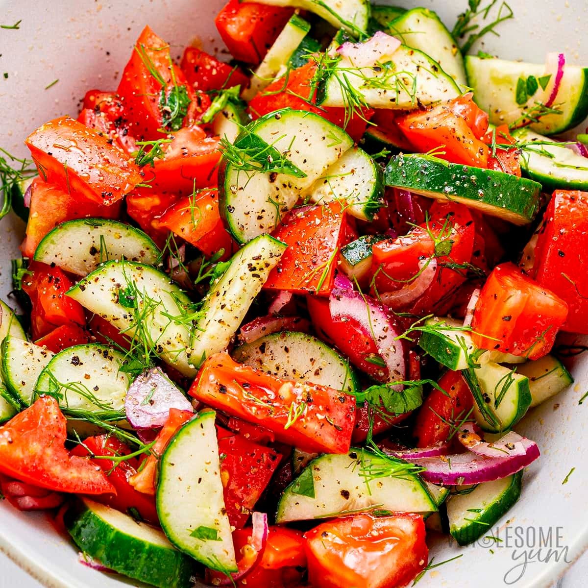 Tomato Cucumber.
