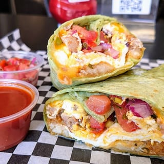 Steak And Egg Burrito