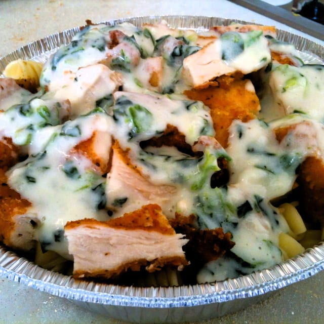 Pasta Florentine With Custom Selections.