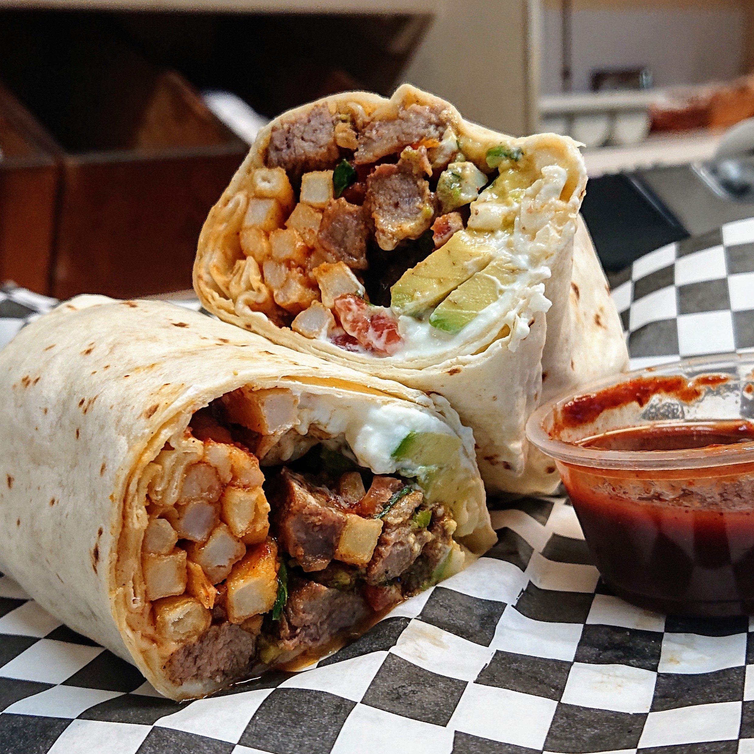 California Burrito (Rib Eye Steak).
