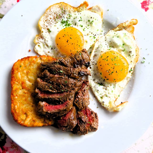 Steak And Egg.