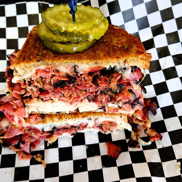 Corned Beef Reuben.
