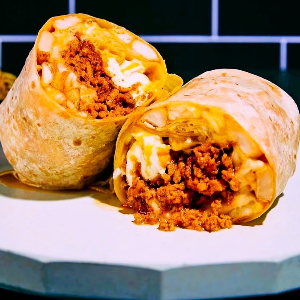 Chorizo And Egg Burrito.